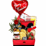 Cesta Box Café Rosas Amor te Amo